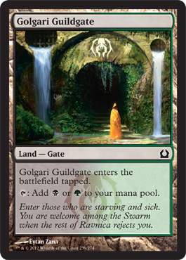 Golgari Guildgate - Return to Ravnica Spoiler