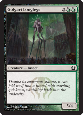 Golgari Longlegs - Return to Ravnica Spoiler