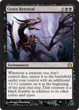 Grave Betrayal - Return to Ravnica MTG Spoiler