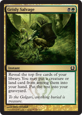 Grisly Salvage - Return to Ravnica MTG Spoiler