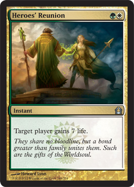 Heroes’ Reunion - Return to Ravnica MTG Spoiler