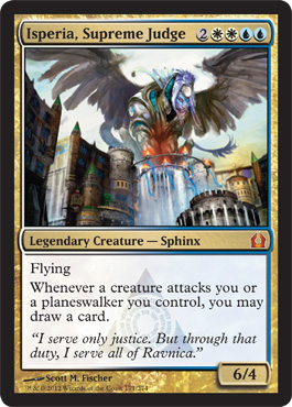 Isperia, Supreme Judge - Return to Ravnica MTG Spoiler