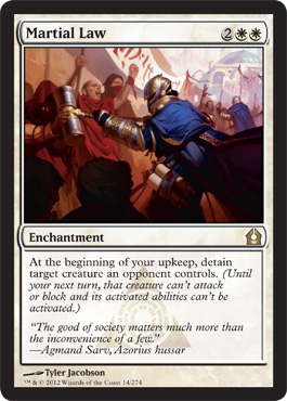 Martial Law - Return to Ravnica Spoilers
