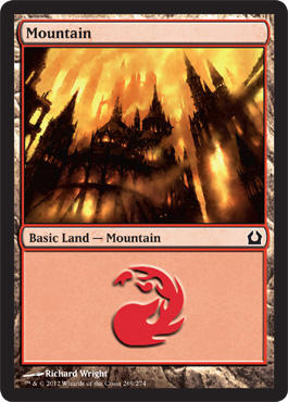 Mountain 1 - Return to Ravnica Spoiler