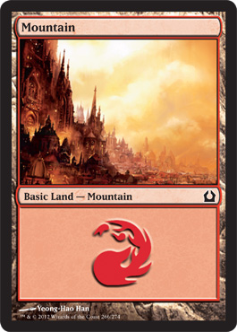 Mountain 4 - Return to Ravnica Spoiler