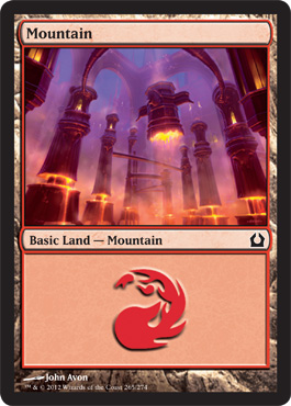 Mountain 5 - Return to Ravnica Spoiler