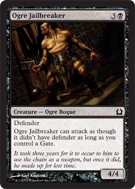 Ogre Jailbreaker - Return to Ravnica MTG Spoiler