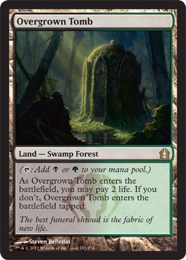 Overgrown Tomb - Return to Ravnica Spoiler