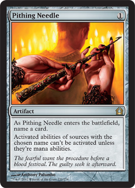 Pithing Needle - Return to Ravnica Spoiler