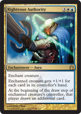 Righteous Authority - Return to Ravnica Spoiler