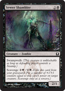 Sewer Shambler - Return to Ravnica Spoiler