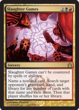 Slaughter Games - Return to Ravnica MTG Spoiler