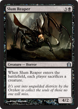 Slum Reaper - Return to Ravnica Spoiler