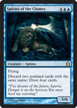 Sphinx of the Chimes - Return to Ravnica Spoiler