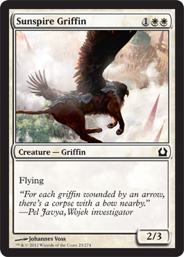 Sunspire Griffin - Return to Ravnica Spoiler