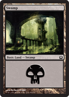 Swamp 1 - Return to Ravnica Spoiler