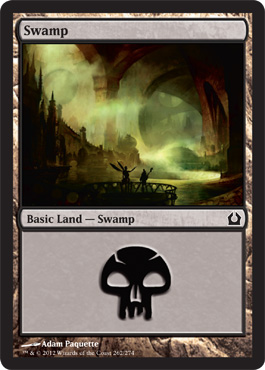 Swamp 3 - Return to Ravnica Spoiler