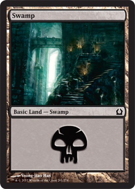 Swamp 4 - Return to Ravnica Spoiler