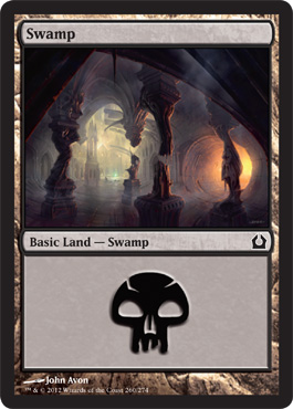 Swamp 5 - Return to Ravnica Spoiler