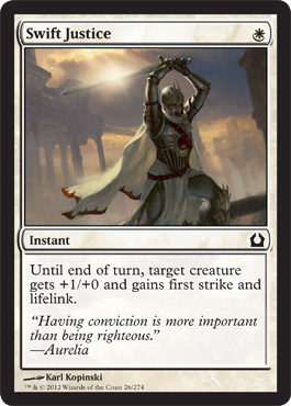 Swift Justice - Return to Ravnica Spoiler