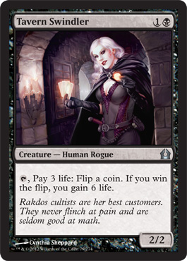 Tavern Swindler - Return to Ravnica Spoiler