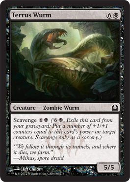 Terrus Wurm - Return to Ravnica Spoiler