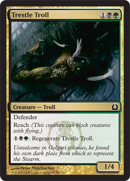 Trestle Troll - Return to Ravnica Spoiler