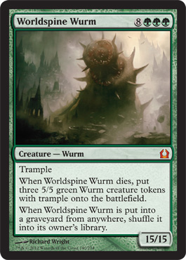 Worldspine Wurm - Return to Ravnica MTG Spoiler