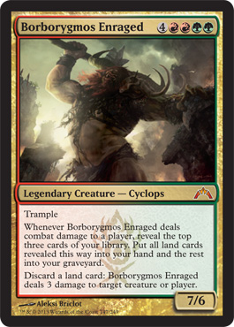 Borborygmos Enraged - MTG Gatecrash Spoiler