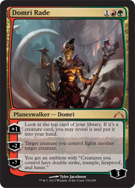 Domri Rade - Gatecrash Planeswalker