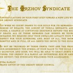 Orzov Guild Letter - Gatecrash Art