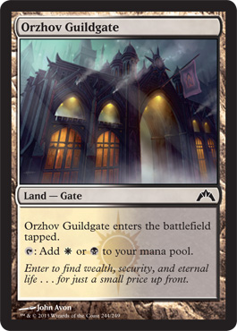 Orzhov Guildgate - Gatecrash Spoiler