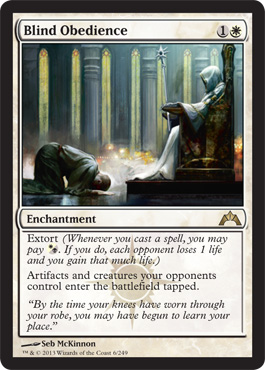 Blind Obedience - Gatecrash Spoiler