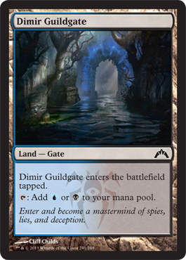 Dimir Guildgate - Gatecrash Spoiler