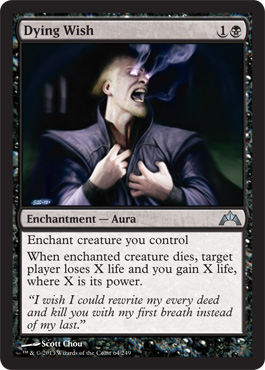 Dying Wish - Gatecrash Spoiler