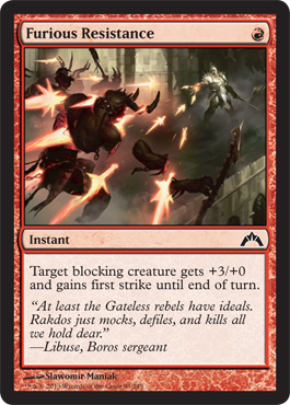 Furious Resistance - Gatecrash Spoiler