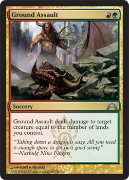 Ground Assault - Gatecrash Spoiler