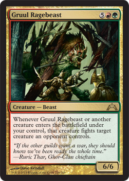 Gruul Ragebeast - Gatecrash Spoiler