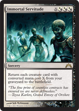 Immortal Servitude - Gatecrash Spoiler