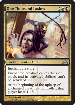 One Thousand Lashes - Gatecrash Spoiler