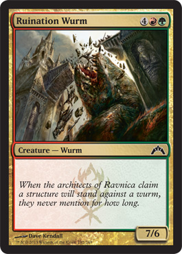 Ruination Wurm - Gatecrash Spoiler