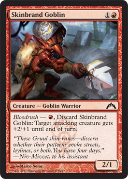 Skinbrand Goblin - Gatecrash Spoiler