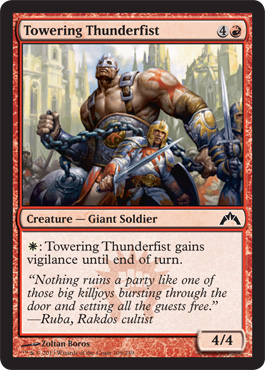 Towering Thunderfist - Gatecrash Spoiler