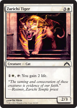 Zarichi Tiger - Gatecrash Spoiler