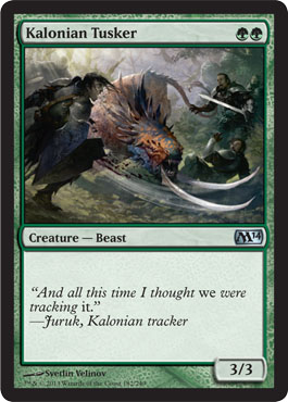 Kalonian Tusker - M14 Core Set