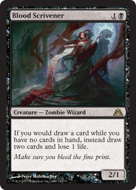 Blood Scrivener - Dragon's Maze Spoiler