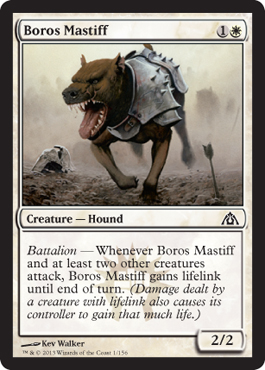 Boros Mastiff - Dragon's Maze Spoilers