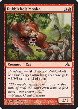 Rubblebelt Maaka - Dragon's Maze Spoiler