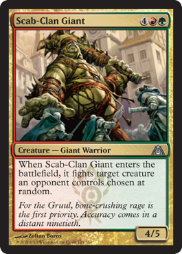 Scab-Clan Giant - Dragon's Maze Spoiler