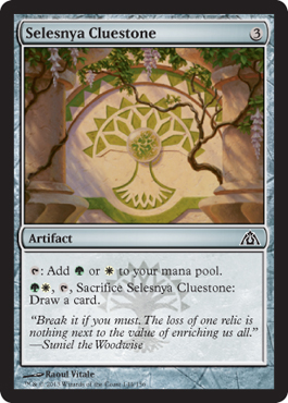 Selesnya Cluestone - DAagon's Maze Spoiler